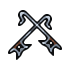twin hooks