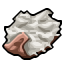 white deer skin