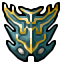 ornate shield