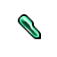 green crystal shard