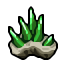 crystalline spikes