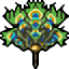 peacock feather fan