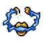 collar of blue plasma