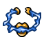 collar of blue plasma