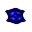 small blue pillow