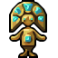 gemmed figurine