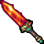 fiery relic sword replica