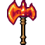 fiery knight axe replica