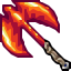 fiery war axe replica