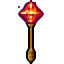 fiery clerical mace replica