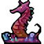 sea horse figurine