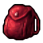 old and used backpack