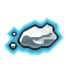 spectral silver nugget