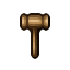 wooden hammer