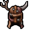 antler-horn helmet