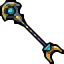 gilded eldritch crescent moon spade