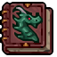 book with a dragon