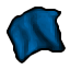blue piece of cloth