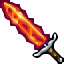 fiery spike sword