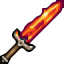 fiery mystic blade