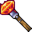 fiery crystal mace